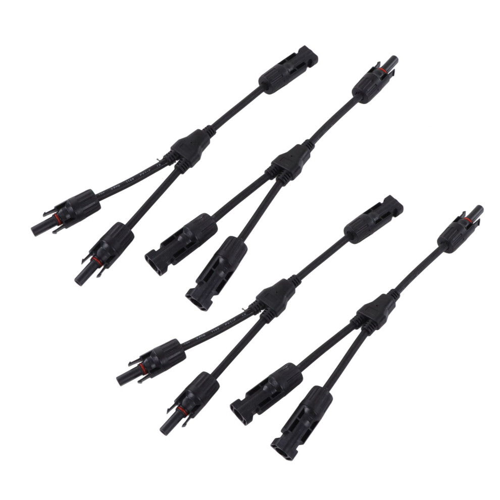 2-Set Solar Pv Parallel Cable Y-Branch Connector Ip67 1000Vdc 30A 3581380946128
