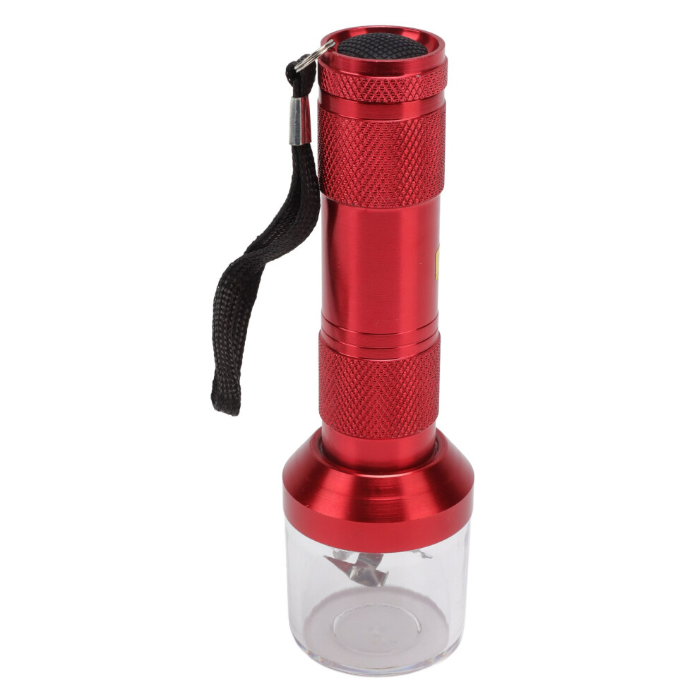 Electric Herb Grinder Aluminium Alloy for Tobacco & Spices Red