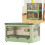 Multifunction Storage Basket, Stackable Foldable Bin with Removable Wheels, Collapsible Organizer Featuring 5-Side Access and Translucent Plastic 2