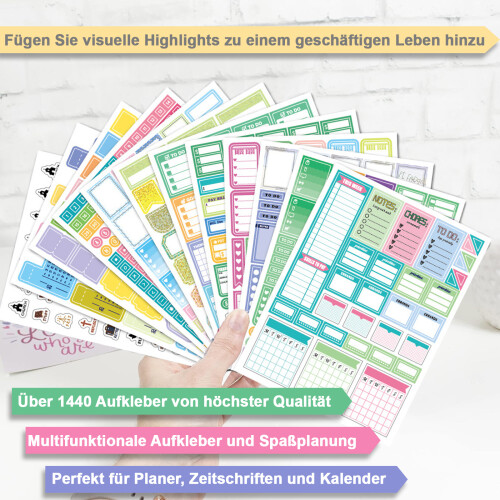 Διακοσμητικά Αυτοκόλλητα Planner για Bullet Journals, Εποχιακά Διακοσμητικά Αυτοκόλλητα με 1