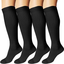 Chaussettes de compression pour hommes et femmes, chaussettes de soutien à compression dégressive pour la course, les voyages et les stations