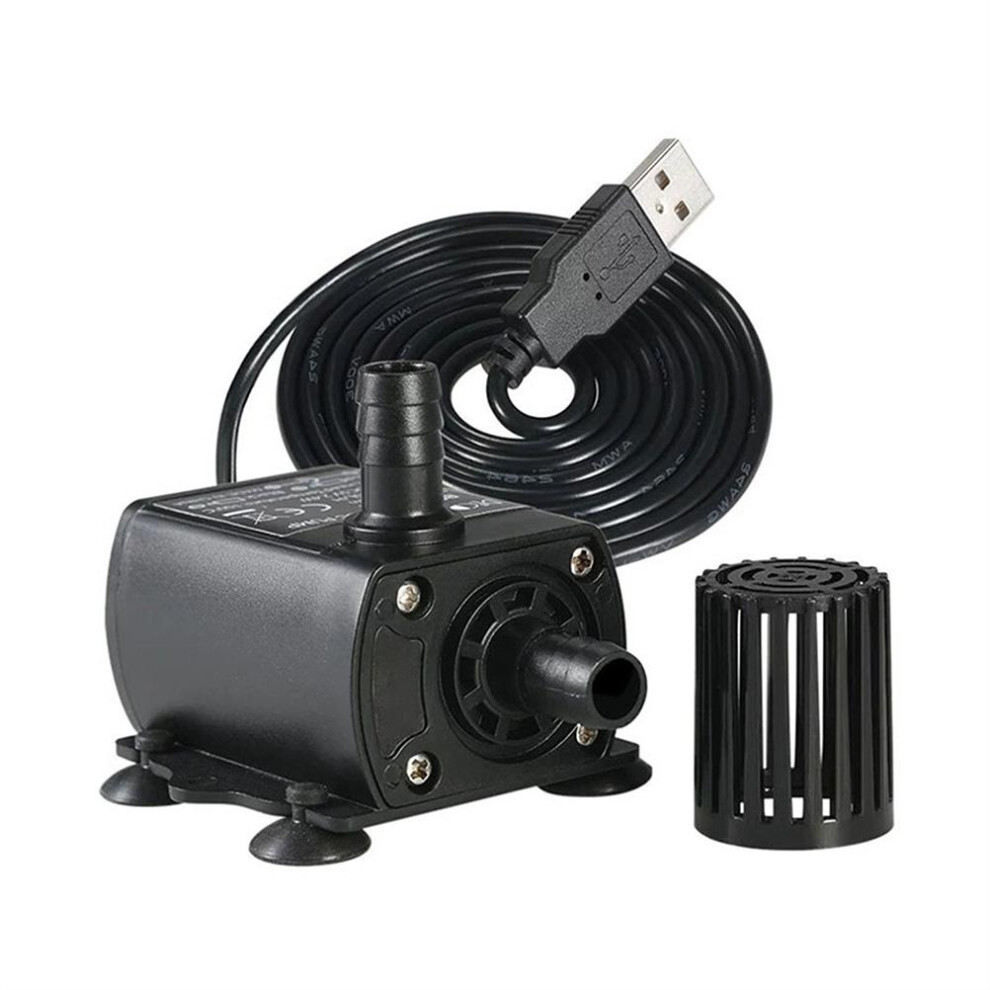 Amphibious Water Pump For Computer Cooling System, Detachable Design Submersible Water Pump Dc5v 4.8W 300L/H Lift 300Cm Brushless Motor Ultra Quiet 9441426007333