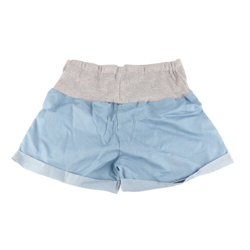 Maternity Denim Shorts Light Blue M Breathable Summer Support 2