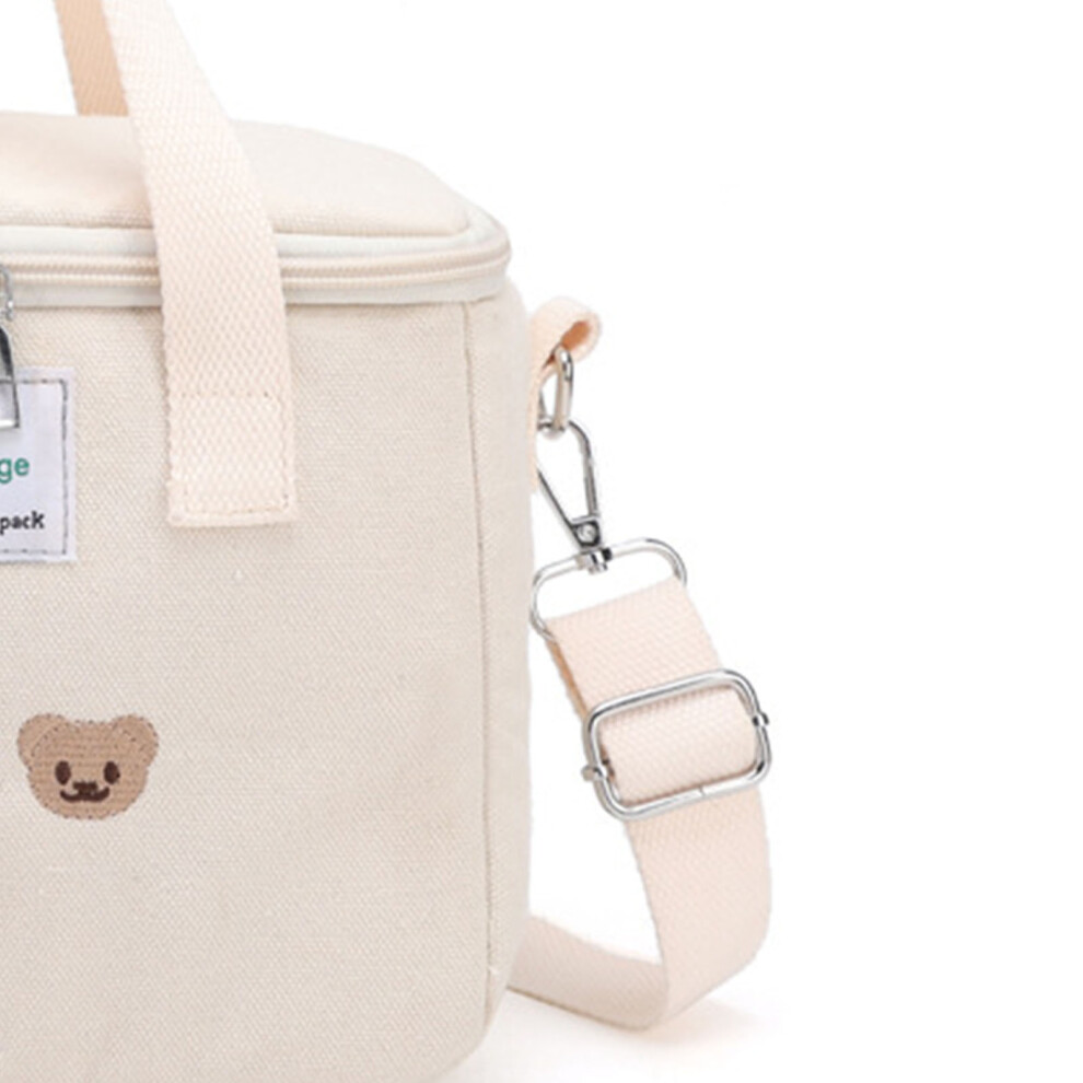 Durable Oxford Mommy Bag For Baby Necessities, Large Capacity, White