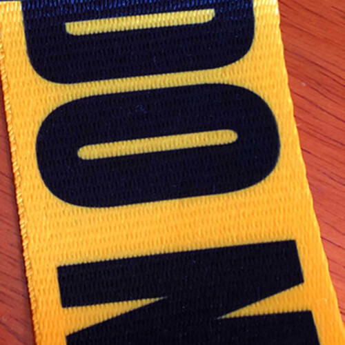 Flexible Guitar Strap: Yellow Pattern Comfortable Fit for All Guitars