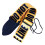 Flexible Guitar Strap: Yellow Pattern Comfortable Fit for All Guitars 11