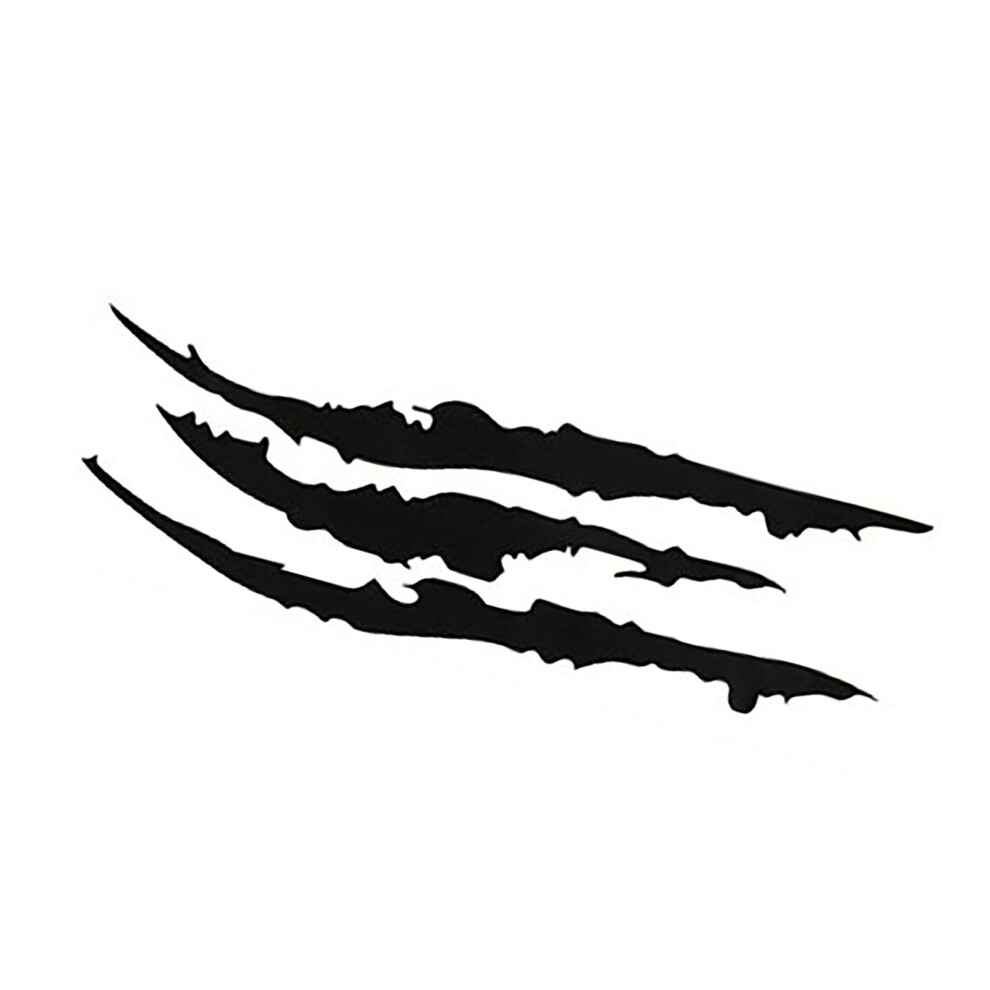 2 Pcs Monster Claw Car Stickers 35Cm Headlights Hood Decals Black 3401372103813