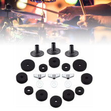 21Pcs Drum Felt Pad Kit Non Slip Cymbal Stand Replacement Accessories