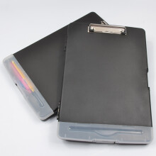 A4-Dateiablage-Clipboard 2-in-1 Metallclip Rostfreier Ordner mit Stiftemäppchen