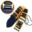 Flexible Guitar Strap: Yellow Pattern Comfortable Fit for All Guitars 7