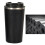Reise-Kaffeebecher 510 ml 304/201 Edelstahl Schwarz 5