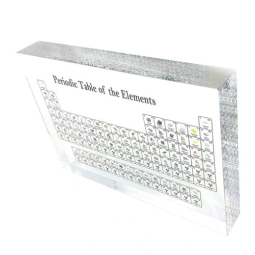 Acryl-Periodensystem-Display mit 85 Elementen im
