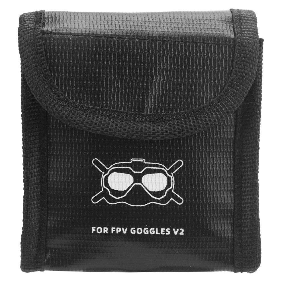 Drone Battery Storage Bag, Fireproof Explosion Proof Flame Retardant Safe Pouch Durable Battery Protector For Charging And Traveling, Compatible With 9482828237553