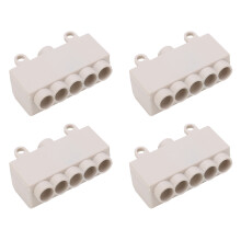 4pcs ZK 516 Inline Splitter Wire Connector 1000V 80A Brass 40x30x20mm