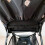 Windproof Waterproof Stroller Cover with Cute Bear Pattern, Black 11