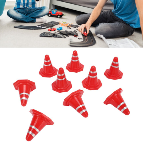 50 pezzi di mini coni stradali in plastica per auto RC e giochi dei bambini