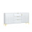 Sideboard 140cm Tide Crest - White & Gold 8