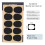 Adjustable Dumbbell Set 20kg with Rubber Coated Plates Compact Space Saver 8