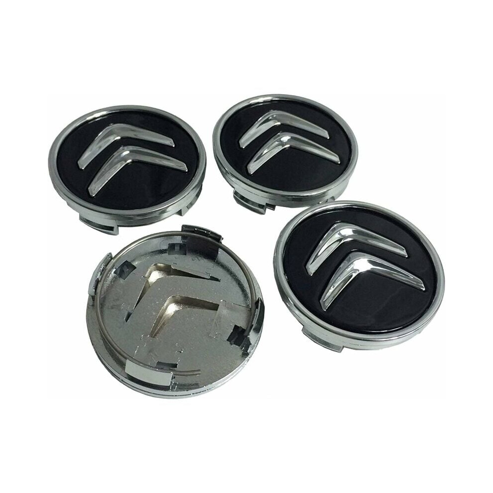 Car Hub Center Cap For Citroen, Stylish Design Easy Install, Vehicle Styling Accessories Abs Material Scratch-Proof Dust-Proof, 4 Pieces Rust-Proof 9340959509171