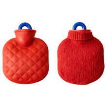 Fleece-Bezug, Warmwasserbeutel, für-Rot, kleine Größe, 350 ml