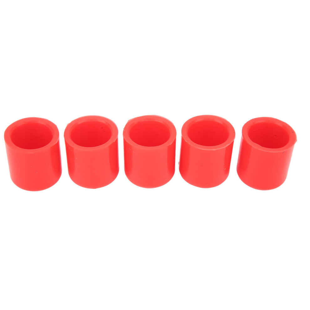 5 Pcs Silicone Vacuum Hose Cover 25Mm Internal Diameter Universal Red 8471372110284