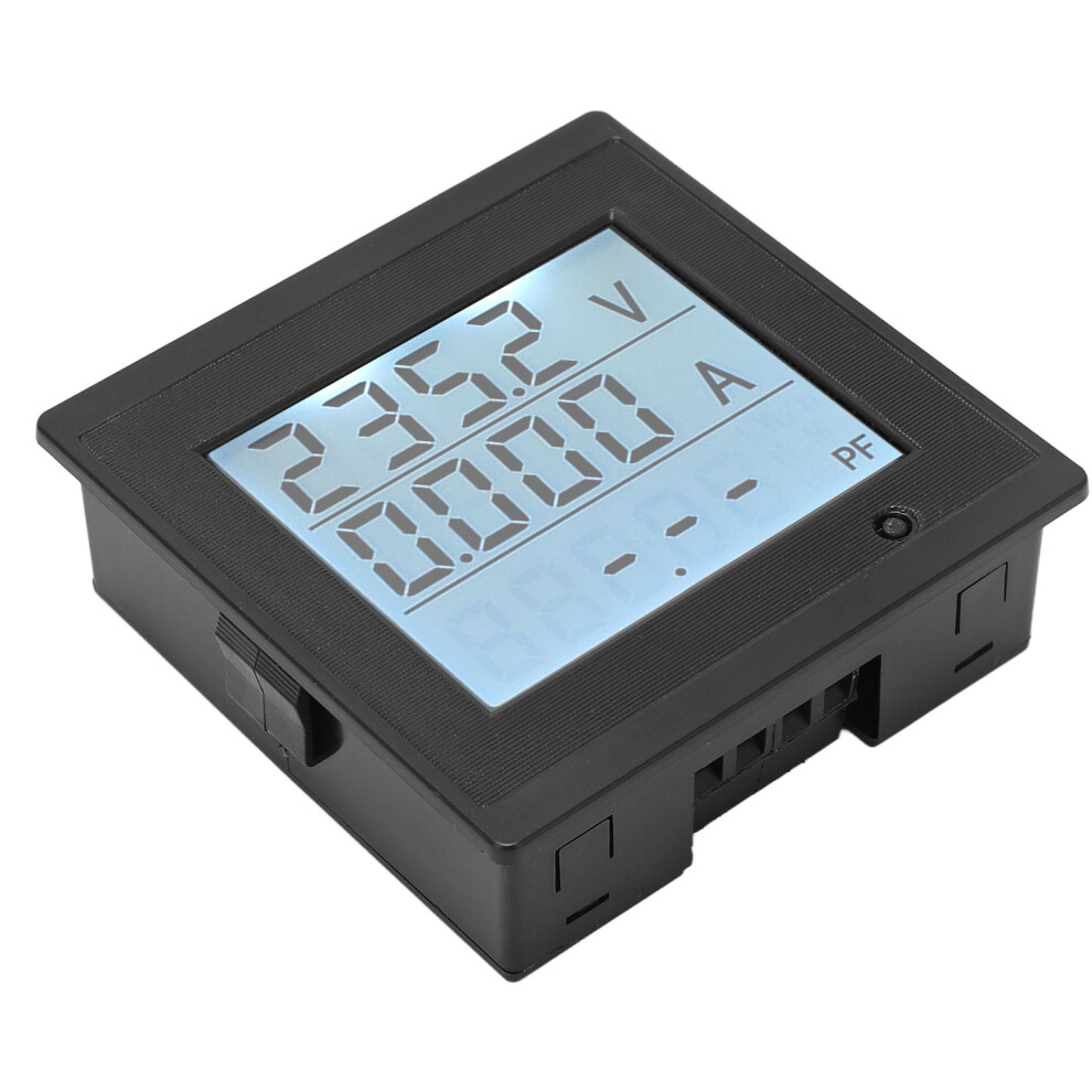 Digital Ac Volt Amp Power Energy Meter 20A 80Â300V Embedded Panel 4631372111078