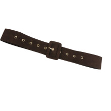 Women Overcoat Waist Belt Coat Belt Cinches Tie with-Coffee