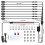 8pcs Multicolor LED Rock Lights Water Resistant 24-Key Bluetooth APP Controller 1