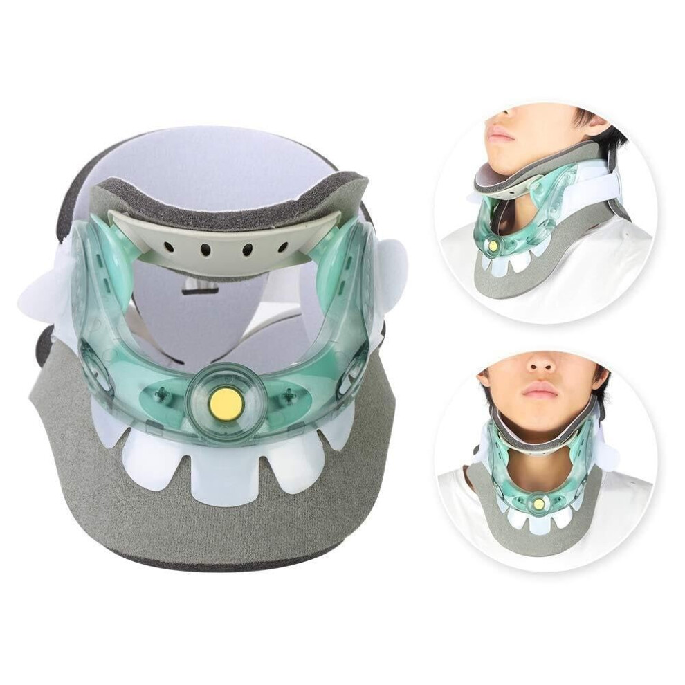 Adjustable Neck Support  Orthopedic Traction Collar with Head Support, Postoperative Rehabilitation
