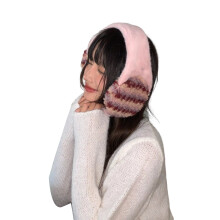 Short-fleeced Ear Warmer with Tie Ear Muffs Cold Weather-PK