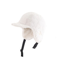 Reversible Hat Trapper Hat Thicken Ushanka Hat Warm-Beige