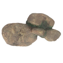 Decorazione per acquario in resina con pietra paesaggistica, 7,3x26cm, ornamento per acquario con pesci
