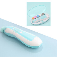 6-in-1 Baby Nail Trimmer Kit with LED Light, 2-Speed, Safe & Low Noise