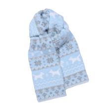 Zachte wintersjaal Dubbelzijdig Kattenpatroon-Blauwe pup