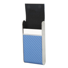 Waterproof Slim Metal Cigarette Case for 20pcs, Blue, 110x57x17mm
