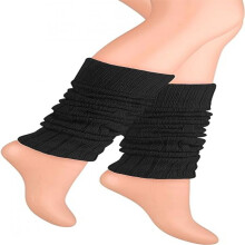 Scaldamuscoli da donna con pigmenti neon brillanti, scaldamuscoli alla moda con colori vivaci e resistenti, design a coste elastico, traspirante e