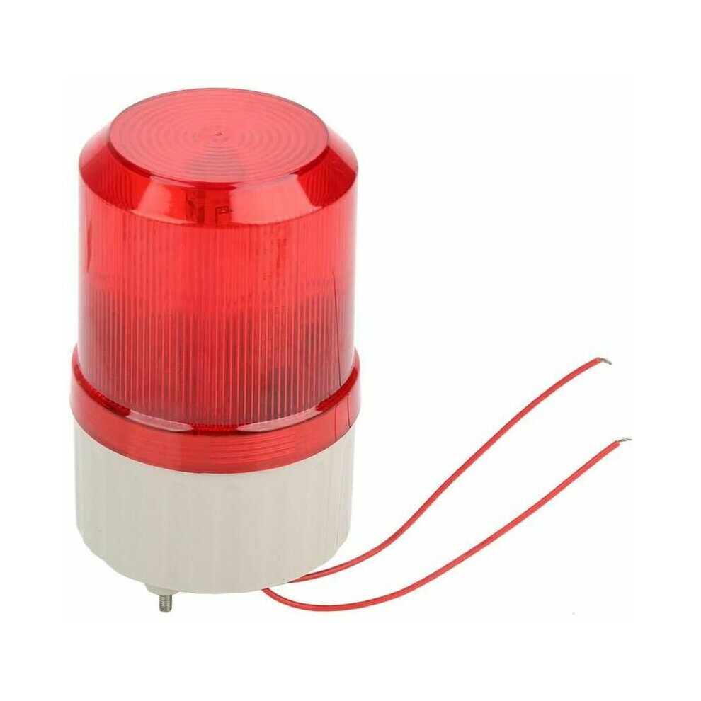 Reversing Flashing Led Emergency Warning Rotating Alarm System, Long Lifespan Polycarbonate Lens Impact And Heat Resistant Abs For Workshop Tower Red 9448196369418