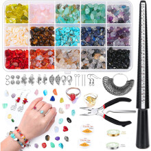Inspire Your Creativity, Irregular Chips Stone Beads, Diy Jewelry Making Kit, Colorful Agate, High Quality Materials, Jewelry Copper Wire, Gemstone