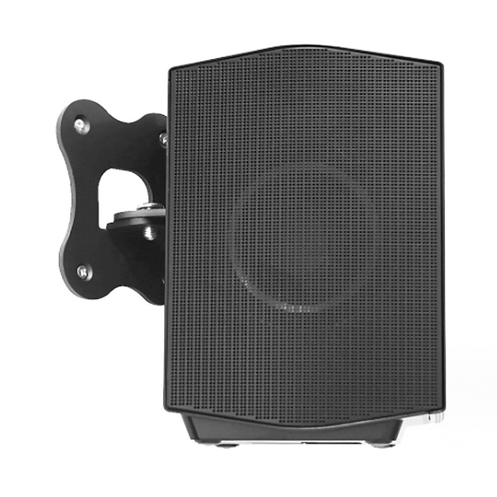 Wall Mount Holder For Swiveling Surround Sound Speakers, Metal Bracket With Base And Wall-Mount, Easy Installation Ensures Stability And Scratch 9173940503403