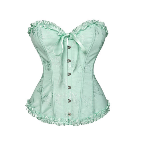 Shapewear respirant de dentelle d'underbust de-vert clair S