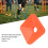 10PCS Bright Orange Stackable Training Cones 17.7cm for Sports 9