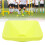 10PCS Bright Color Stackable Training Cones, 17.7x17.7x5cm, Green 15