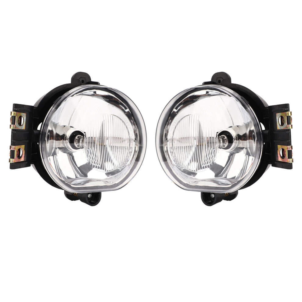 Led Fog Lamp Assembly 1000Lm 3000K Waterproof For Dodge Ram 1500-3500 9311372119117