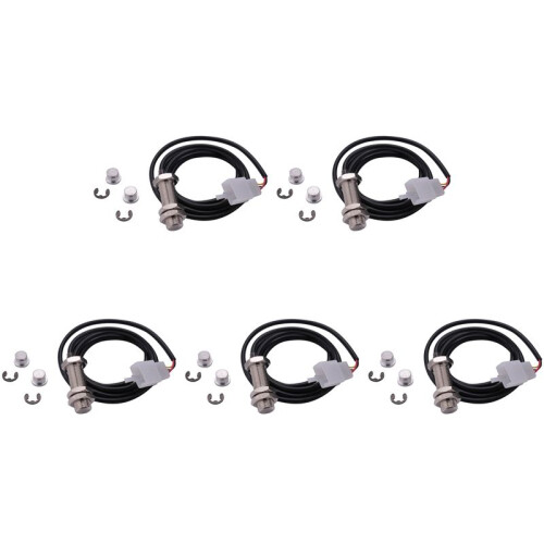 5X Sensor Cable for Motorcycle Digital Atv Odometer Speedometer Tachometer