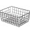Large Black Iron Wire Basket – 36x28x16cm, Breathable, Multi-Use 5