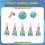 5PCS EC11EBB24C03 Dual Axis Encoder with  30 Positioning Number 15 Pulse Point Handle 25mm 5