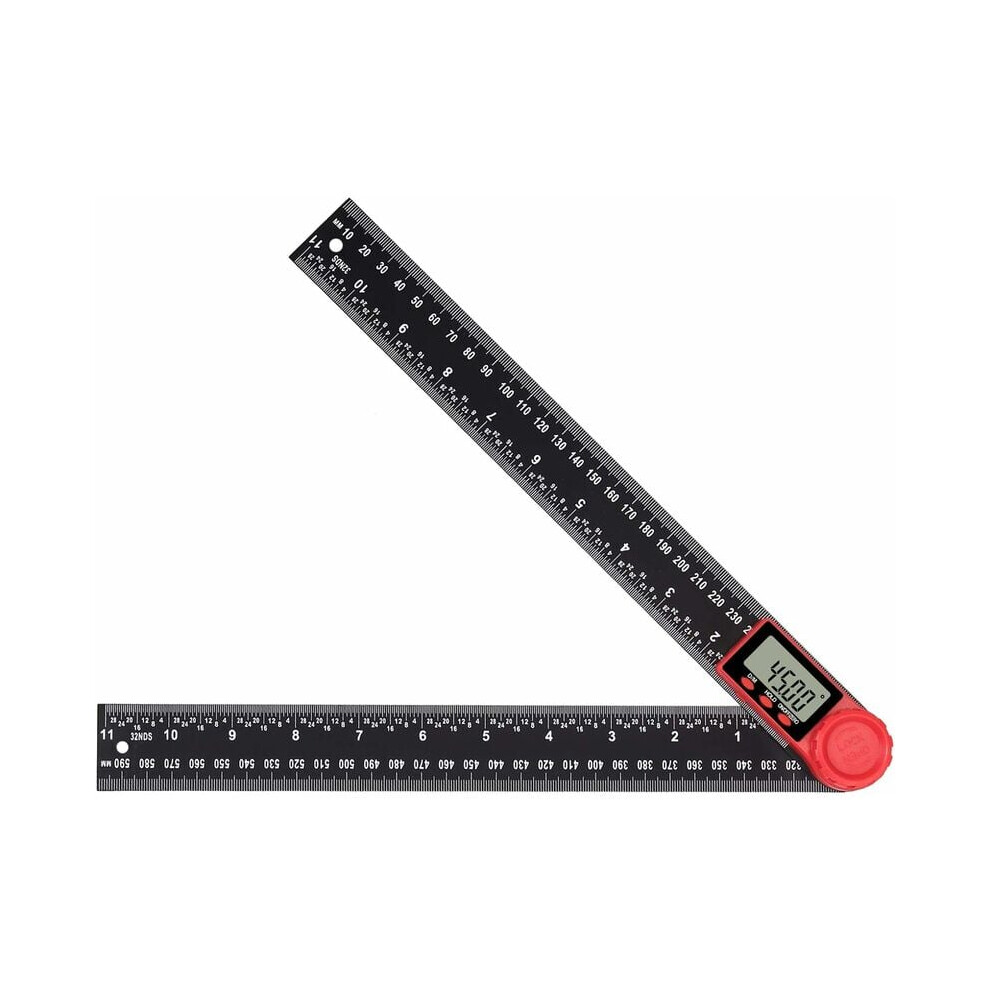 Efficient Digital Angle Finder, Stainless Steel Digital Angle Ruler Offers Patented Measuring Technology And Reverse Angle Function For Unmatched 9358999525112