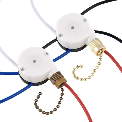 Ceiling Fan  Kit ZE-208S E89885 3 Speed 4 Wire Pull Chain, Ceiling Fan Parts,  Speed Control