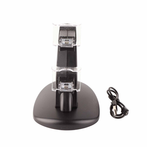 Drop-Proof Portable Game Controller Charging Stand for PS4 SLIM, Black 1