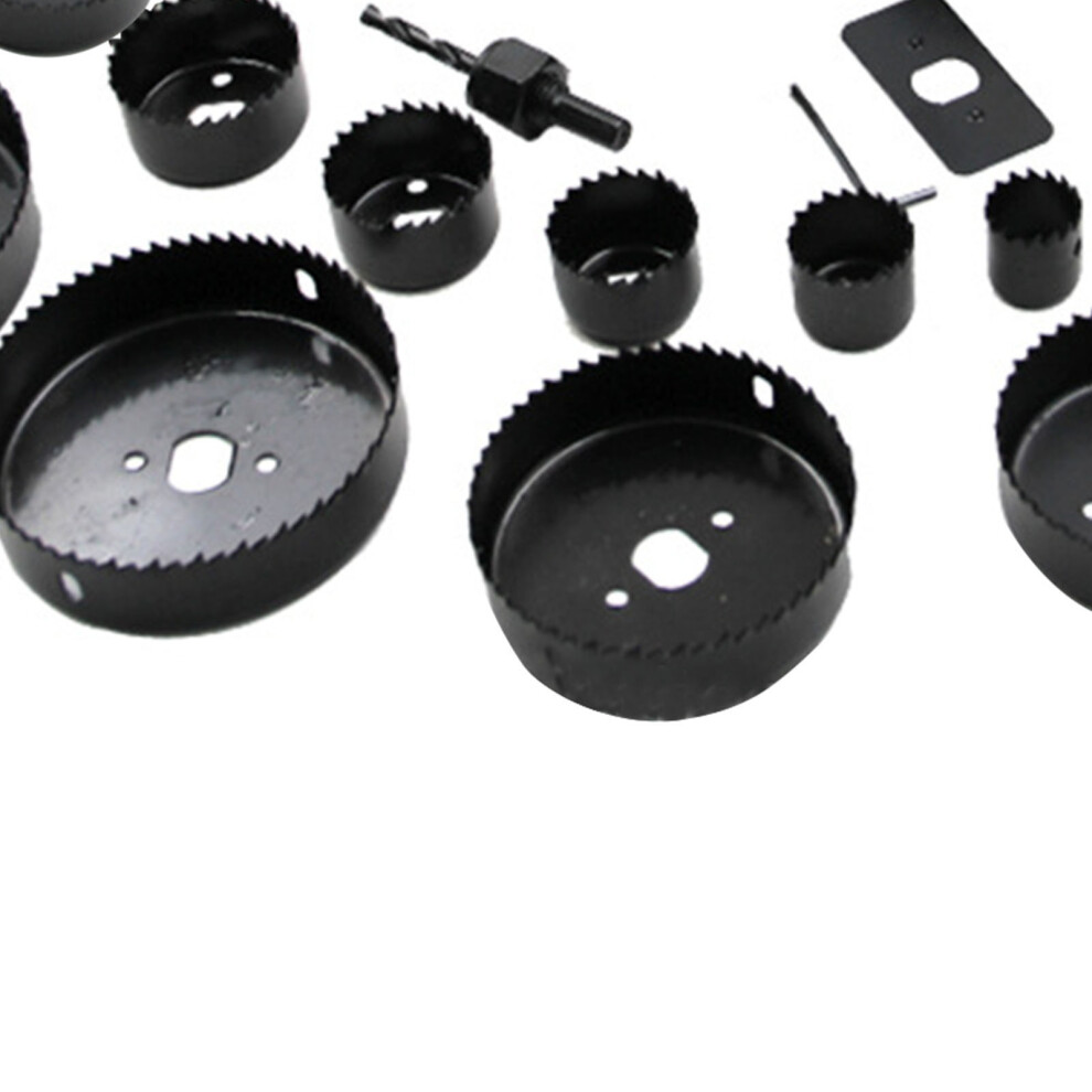 16Pcs Carbon Steel Hole Saw Kit For Woodworking Â Durable & Precise 6901372125213